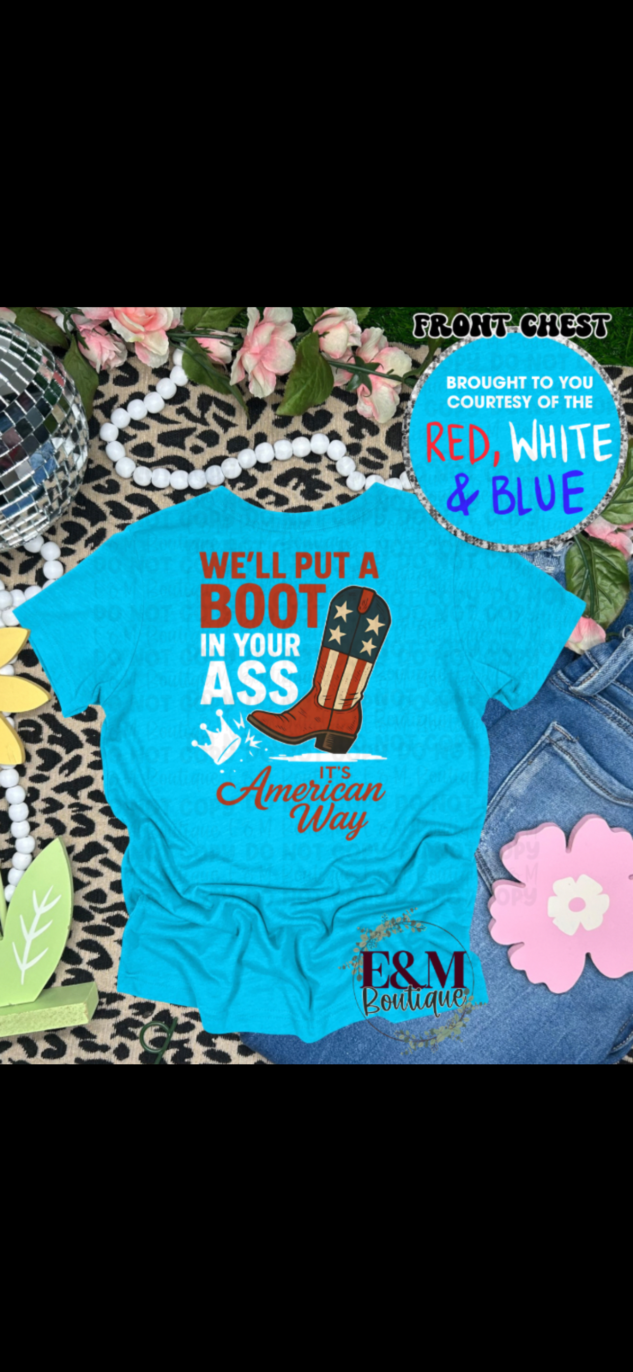Brought to You Courtesy of the Red, White & Blue