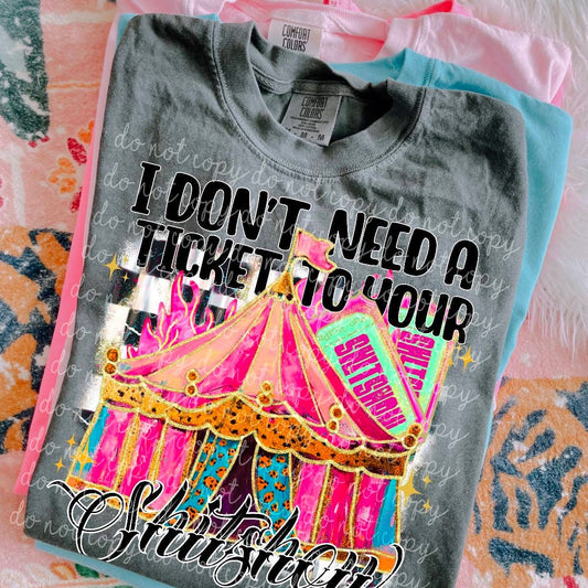 I Don’t Need a Ticket