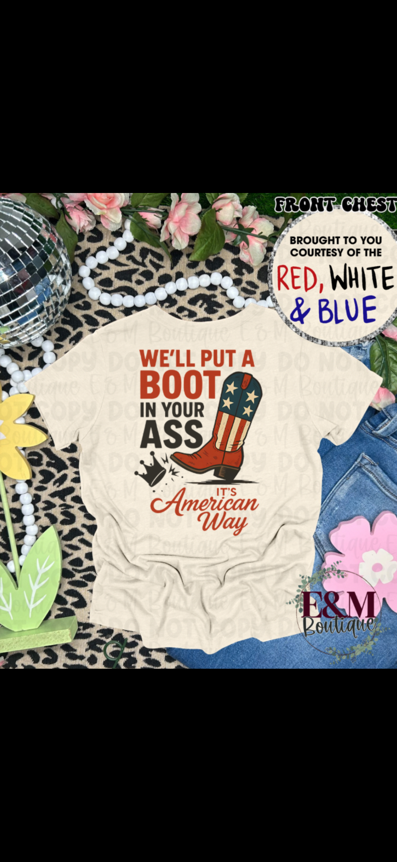 Brought to You Courtesy of the Red, White & Blue