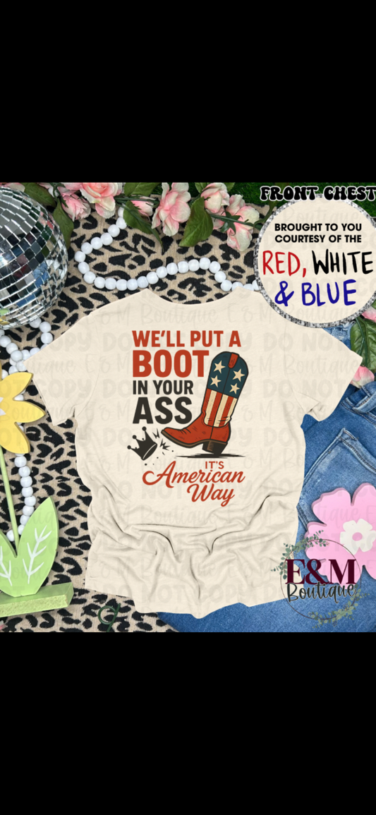 Brought to You Courtesy of the Red, White & Blue