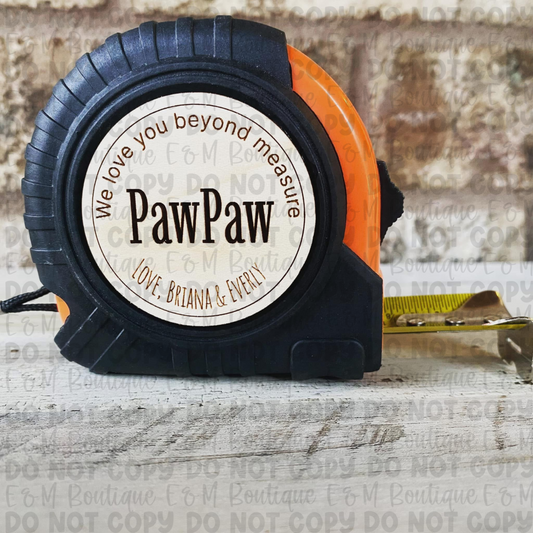 Personalized Tape Measure