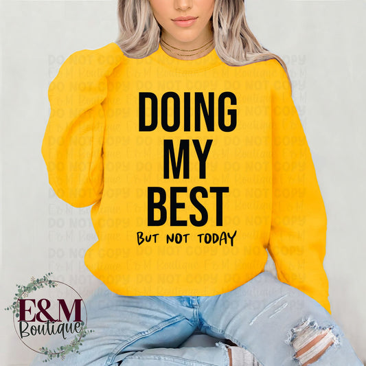 Doing My Best