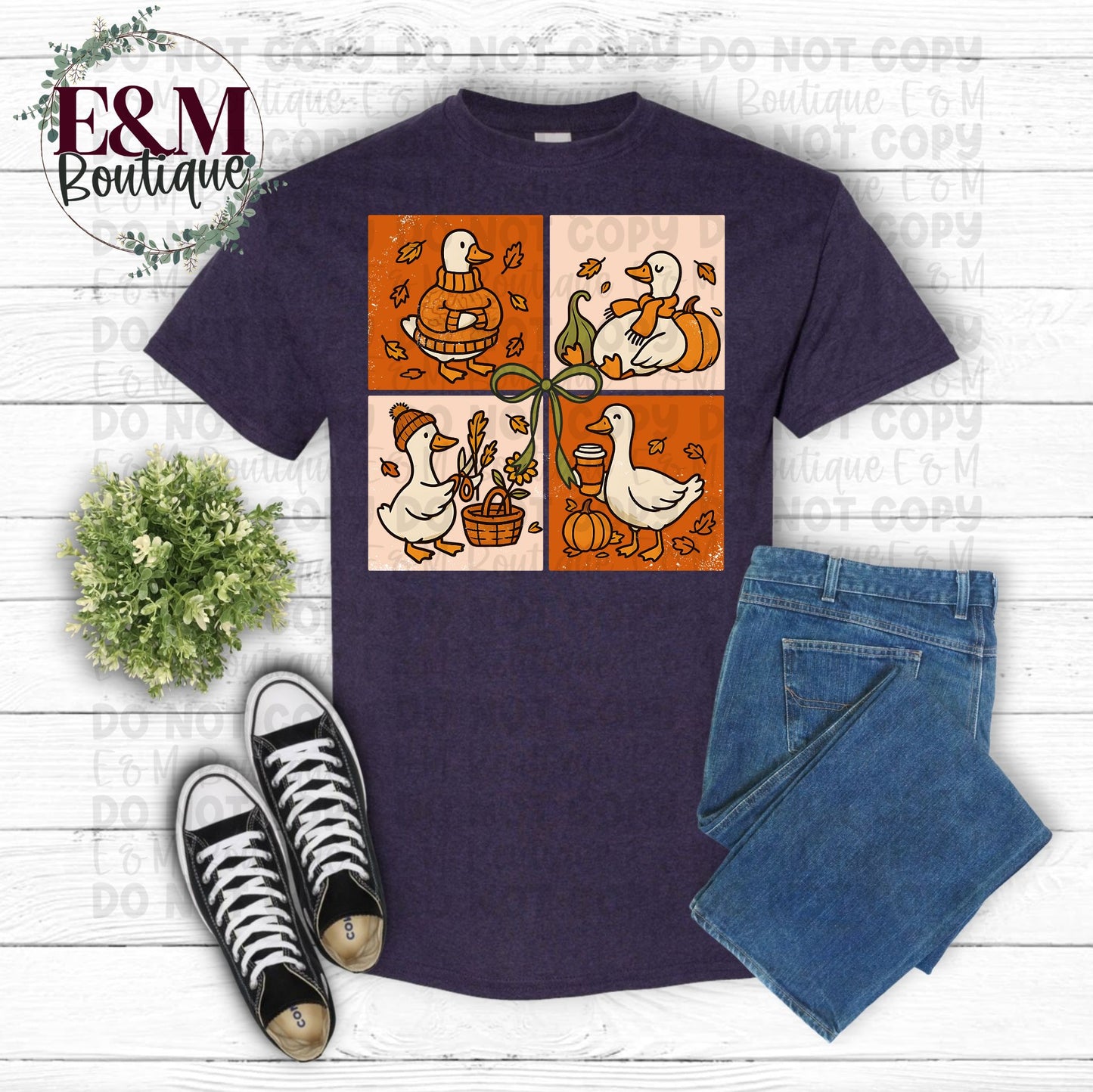 Fall Goose Patchwork