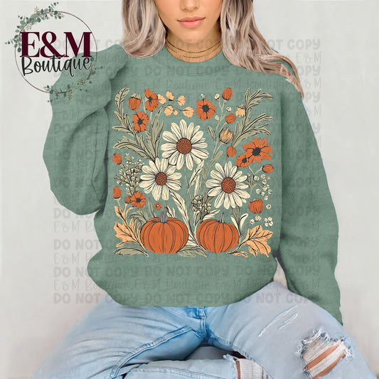 Floral Pumpkin